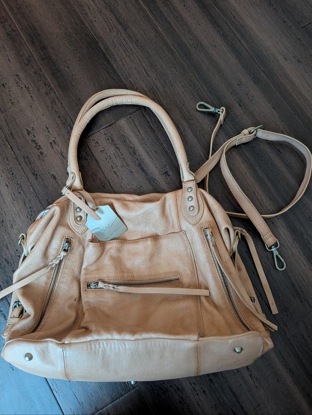 Free People Emerson Tote Italian Straw